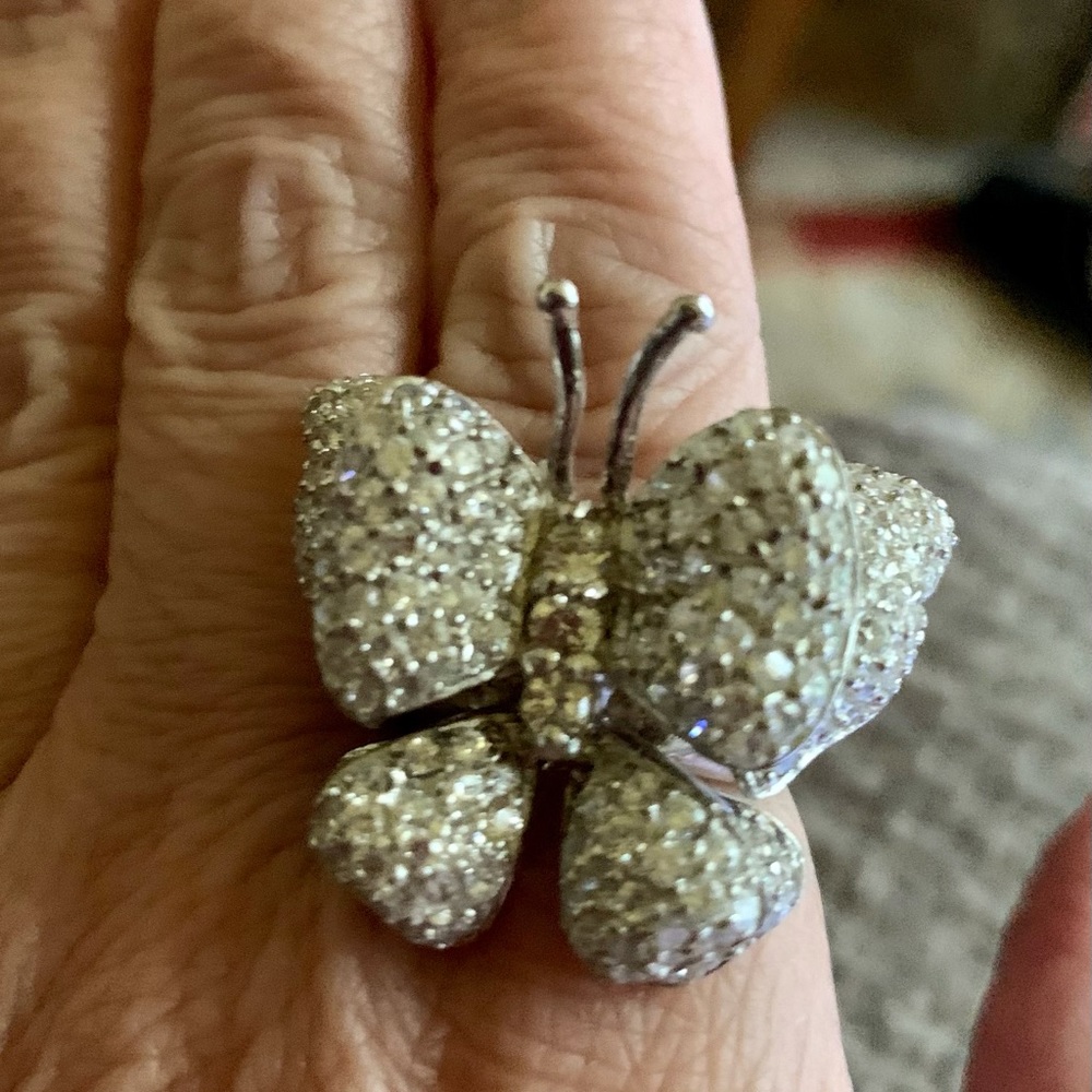 Butterfly Statement Ring - image 1